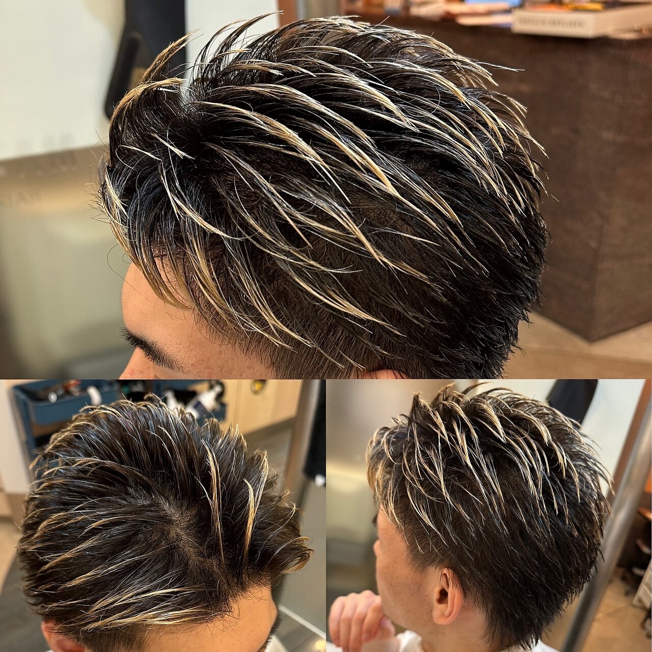 2025年秋】メンズ｜金メッシュの髪型・ヘアアレンジ｜人気順