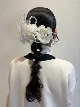 ウィスプ 赤羽店(wisp) お呼ばれパーティーヘアアレンジ 結婚式/華やか編みおろし#3