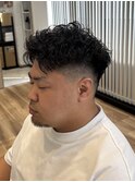 ツイストスパイラルパーマ/フェードカット/ツイストパーマ
