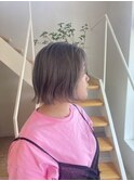 シルバーグレージュボブ