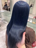 アース 栄店(HAIR&MAKE EARTH) 韓国風ブルーブラック＋髪質改善トリートメント