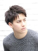 メンズヘアトーキョー(MEN'S HAIR TOKYO) さわやかアップバング/ツーブロック/アッシュ