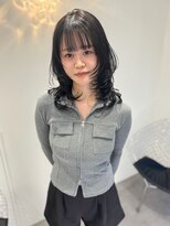 ギグスダブル 栄久屋大通店(gigs double)&nbsp;デザインカット/顔まわりレイヤー/ウルフ/ミディアム