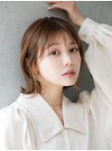 大人可愛い30代40代50代小顔◎マッシュショートボブウルフカット