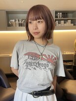 ニコフクオカヘアーメイク(NIKO Fukuoka Hair Make)&nbsp;《NIKO》ブリーチ1回で創るほんのりピンクミルクティーベージュ