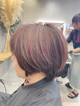 ノアル(NOAHL) G 白髪ぼかしハイライト/ピンクハイライト