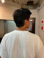 ビーバイエイトジェンツ(Bee by EIGHT GENTS)&nbsp;MEN’S HAIR/ブルーブラック/フェザーパーマ/心斎橋