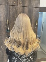 アジールヘア 池袋東口店(agir hair)&nbsp;☆人気/ホワイトベージュカラー/レイヤー/韓国風巻き/池袋東口