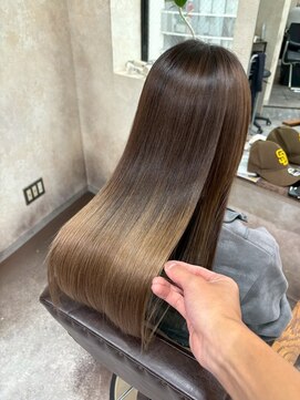 プレバイイオエ 三宮店(pre. by ioe) 髪質改善/ココアベージュ/小顔カット