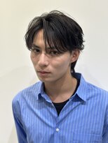 ロンドオム 池袋(Lond Homme)&nbsp;men's/メンズ/刈り上げセンターパート/フェザーパーマ/池袋