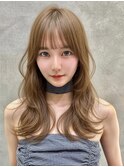 オリーブグレージュ/顔まわり
