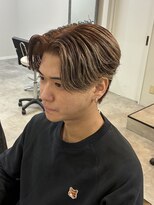 イーラ アメ村店(era) ブラウン金メッシュセンターパート