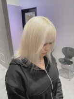 ジーナ 渋谷本店(Zina) 髪質改善*ホワイトベージュ*【Zina渋谷本店】