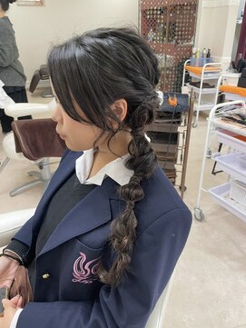 デザインヘアーピアジェ 八木店(DESIGN HAIR PIAGET) アップスタイル・あみおろし