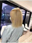 ブリーチ縮毛矯正「シルクストレート」