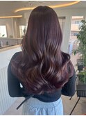 桑名ロングレイヤーカットハッシュカット透明感カラー重めロング