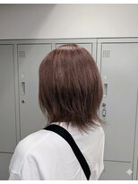 エイト ホワイト 札幌駅前店(EIGHT white)&nbsp;ピンクベージュ×レイヤーボブ