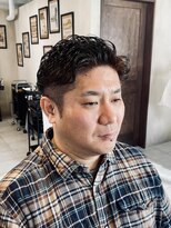 グレイスフルバーバーロンドン 大宮店(Graceful Barber London)&nbsp;【40代 男性】ツーブロックパーマカラー