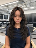 スティーロ 渋谷(Steelo)&nbsp;Steelo 海外風バタフライレイヤー×オリーブグレージュ　渋谷