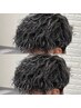 【齊藤指名】カット+パーマ+メッシュキャップハイライト(ブリーチ2回)