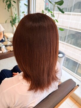 ヘアリゾート粋 ティガ 池袋店(tiga) 透明感ナチュラルブラウン/ミディアムレイヤーボブ