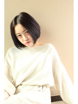 ナトゥーラ 星ヶ丘店(Natura) 【Natura星ヶ丘】センターパート☆小顔ボブ