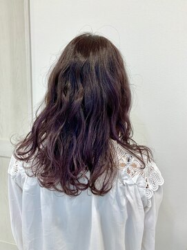 ルシード スタイル リコット(Lucido Style Ricotto) ラベンダーグラデーション/ダブルカラー/ケアブリーチ