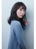前髪/マチルダボブ/ピンクベージュ/インナーグレージュ/吉祥寺