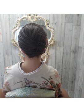 ラピスラズリ(Lapis Lazuli) 和髪 12(熊本 下通 ヘアセット専門店)