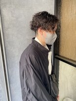 ネオリーブ ジューク 日吉店(Neolive JuQ)&nbsp;【韓国マッシュ】　センターパート×波巻きスパイラルパーマ