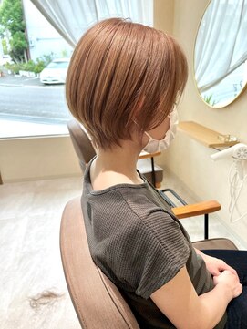 ルコル(LUCOL) ピンクベージュ×ショート