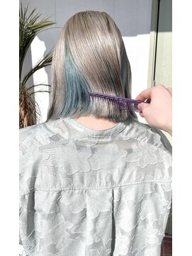 ノイレ(nogle) ぺールブルーのインナーカラー