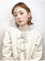 ノースイースト 登戸店(northeast)&nbsp;うぶバング/ベージュカラー/耳掛けボブ