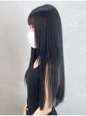 ダークグレージュ_チェリーブラウンフェミニンロング_ba408661