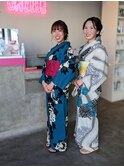 浴衣着付け&ヘアセット1