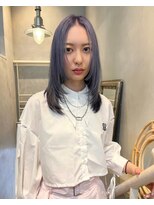 ジーナ(XENA) ブルーラベンダー× 顔型別ヘアスタイル特集×渋谷