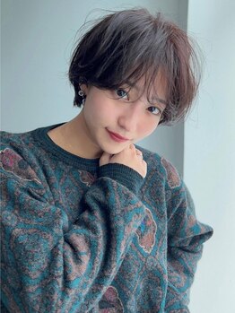 アグ ヘアー レイド 須賀川店(Agu hair raid)の写真/【春♪最旬トレンド】Aguのノウハウで計算し尽くした春Styleへ☆小顔効果◎ショート&ボブのリピート率多数!