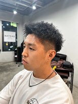 バトー バイ トリコ 船橋北口店(BATEAU by tricot)&nbsp;メンズフェード×ツイストスパイラルパーマ