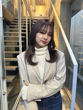 ローウェ 表参道(Louwe) 透明感カラー/ラベンダーベージュ