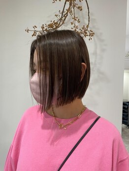 レブラン(r'e blanc)の写真/髪に優しく、発色の良い薬剤を使用。ダメージレスで、髪質改善しながら明るい色味も楽しめるのが嬉しい♪