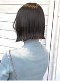 切りっぱなしボブ