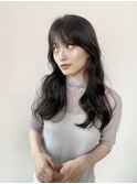 コテ巻き風パーマ/韓国風パーマ/ブラウンカラー[池袋駅]
