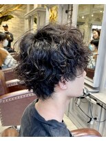 シャル 辻堂(shalu) 刈り上げないマッシュのパーマ