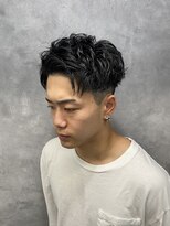 リプレイ 草津店(RIPLAY)&nbsp;ウルフ/アッシュブラック/カルマパーマ/ベリーショート/草津