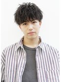 ツイスパツイストパーマ波巻きメンズパーマツイストスパイラル