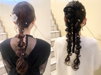 ヘアメイク ジェイエムの写真/【大通パルコ裏】SNS映え間違いなし★10時前は早朝料金有。プロの技術で1日中可愛いスタイルをキープ♪