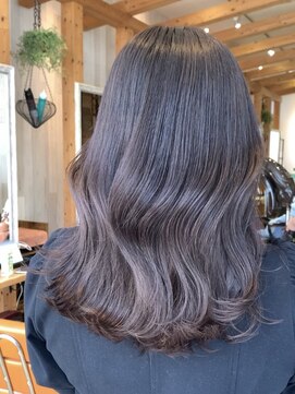 ラグーン(LAGOON) ホワイトミルクティーベージュ/バレイヤージュ/ケアブリーチ