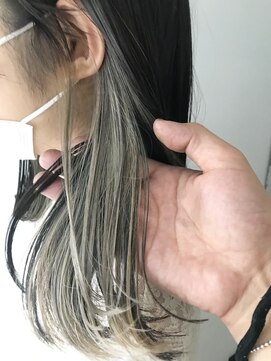 アスティブランシュ(Asti blanche) インナーカラー_オンカラー_ダブルカラー_ブリーチ１回_グレー