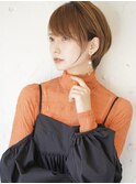 くびれボブ☆細めハイライト☆マロンベージュ30代40代50代