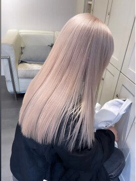 ベレーザ 渋谷神南(Beleza) 14186ブリーチ&ダブルカラーホワイトブロンドハイトーンカラー